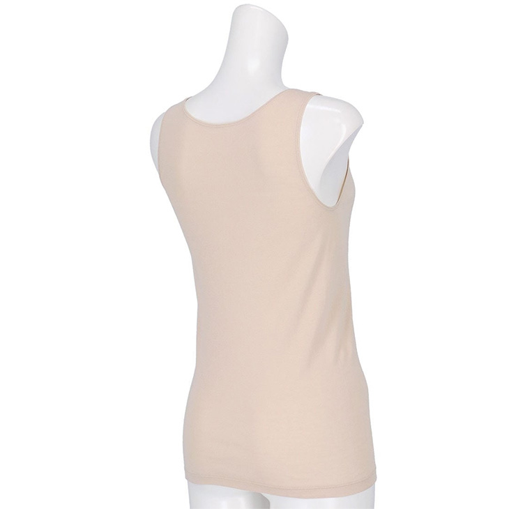 ワコール Wacoal Wing ウイング リブ タンクトップ オーガニックコットン 綿の贅沢オーガニック ブラの凹凸が目立ちにくい 肌着 下着 el1171