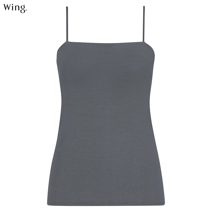  ワコール Wacoal Wing ウイング 綿混 リブ シンクロブラトップ カップ付きインナー et1093 ブラキャミ