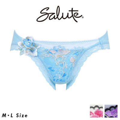 サルート Salute ワコール Wacoal ペア ショーツ レギュラー スタンダード パンティ パンツ 下着 MLサイズ 花柄 フラワー柄  03シリーズ PTJ703