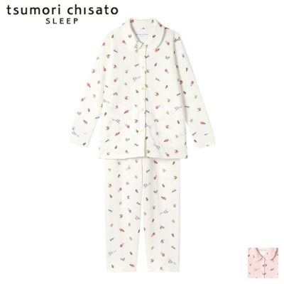 ツモリチサト tsumori chisato ワコール パジャマ ルームウェア 部屋着 ナイトウェア 長袖長ズボン かぶりタイプ 綿100%  UDX559 星柄 部屋着 ツモリチサトスリープ