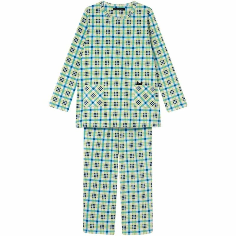 マタノアツコ ワコール wacoal パジャマ ルームウェア ナイトウェア 寝間着 部屋着 レディース 長袖 フリース チェック柄 秋冬 HDW409 マタノアツコ ワコール wacoal パジャマ ルームウェア ナイトウェア